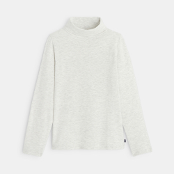 تيشيرت أبيض بأكمام طويلة للأولاد